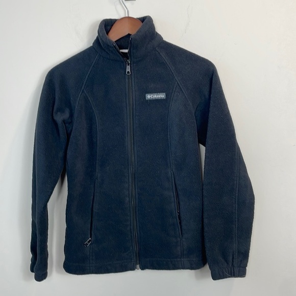 Columbia black fleece full zip jacket women size XS - Picture 1 of 6